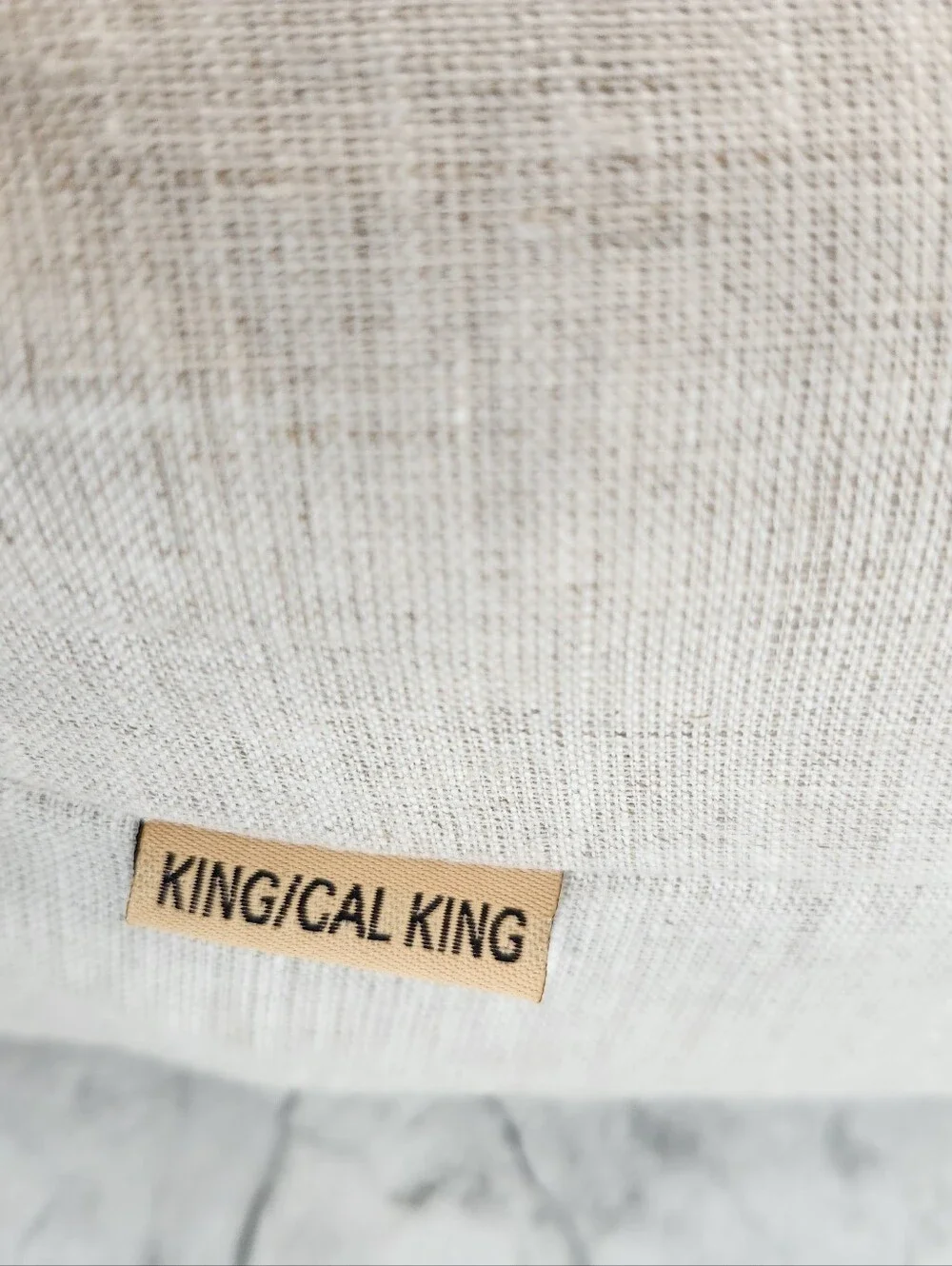 Quince 100% European Linen Duvet Cover Set King/Cal King Natural Chambray NWOT